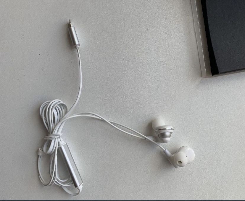 Hoco Ll Digital Lightning White наушники гарнитура