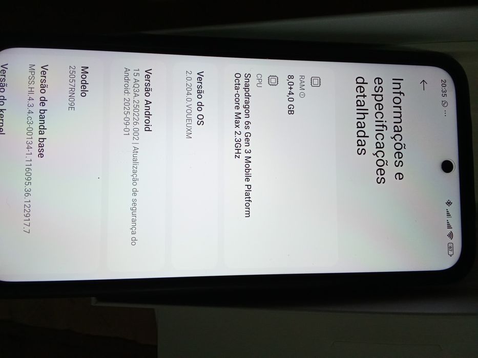 Redmi 15 - 5G" Midnight Black" 8Gb RAM/256gb