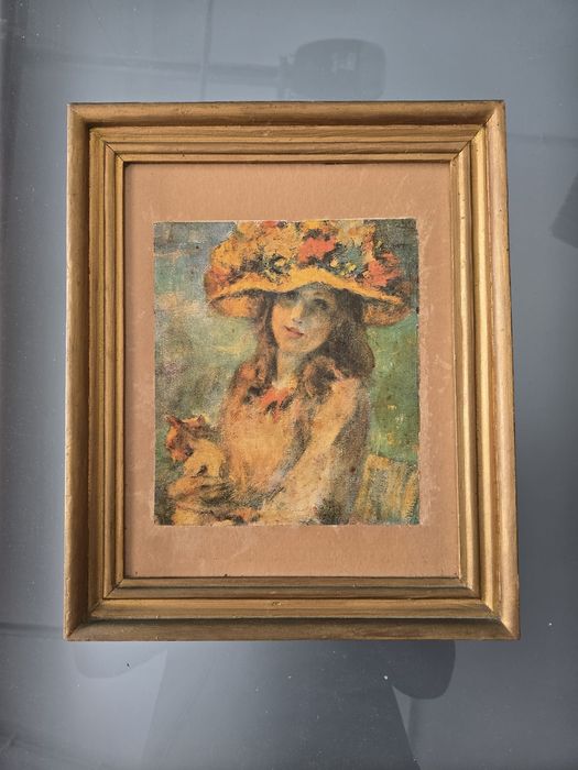 Quadro vintage mulher