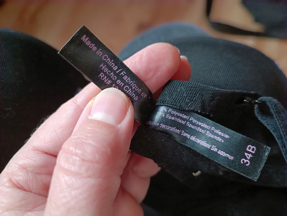 Biustonosz push up Black Fuschia