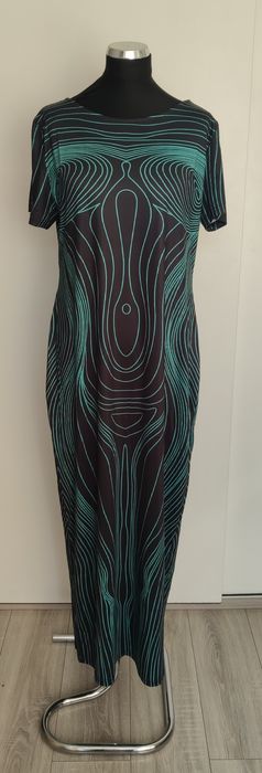 Sukienka z nadrukiem ciała XXL efekt wow nowa