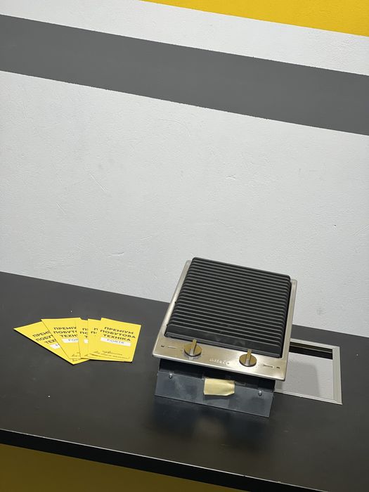 Гриль-барбекю від Мiele CS 1312 BG нержавіюча сталь. Підключка до води