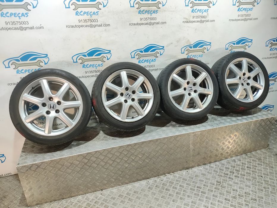 Conjunto Jantes 17 Originais Honda Civic 8 VIII FK 7J ET55 5x114,3J