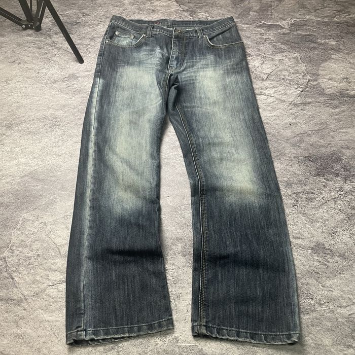 Джинсы archive faded flared bootcut y2k hedi Indie sleaze jaded