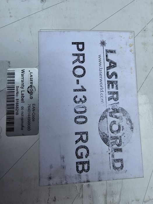 Laser Laserworld PRO-1300RGB advenced