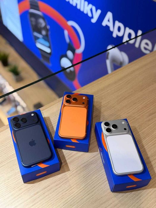 OPEN BOX iPhone 17 Pro Max 256gb/512gb (Esim) Silver/Deep Blue/Cosmic Orange 1-10 циклів | СВАЙП