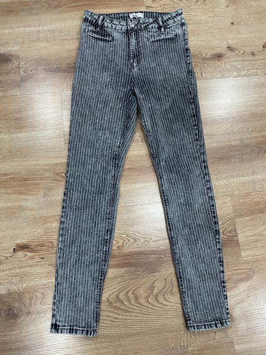 Spodnie w paski denim