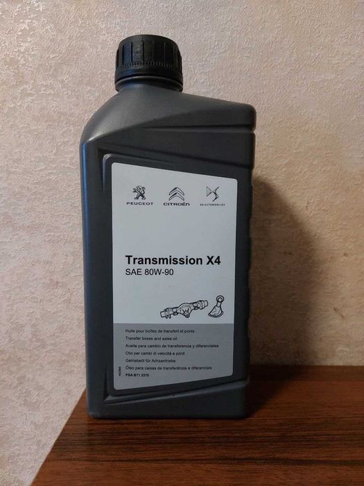 Масло трансмиссионное PSA (CITROEN / PEUGEOT) Trasmission X4 Limited Slip 80w-90 1l