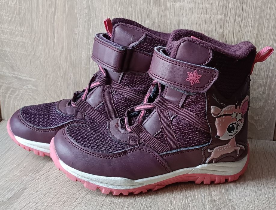 Buty zimowe śniegowce ocieplane z jelonkiem 29