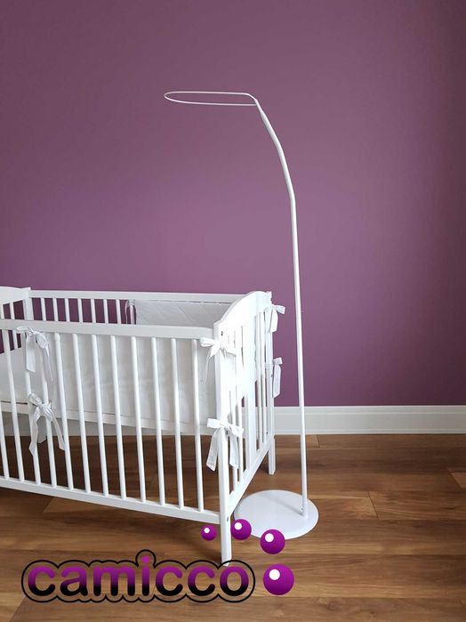 STELAŻ stelaże do baldachimu wolnostojący stojak 152cm kołysek UNIWERS