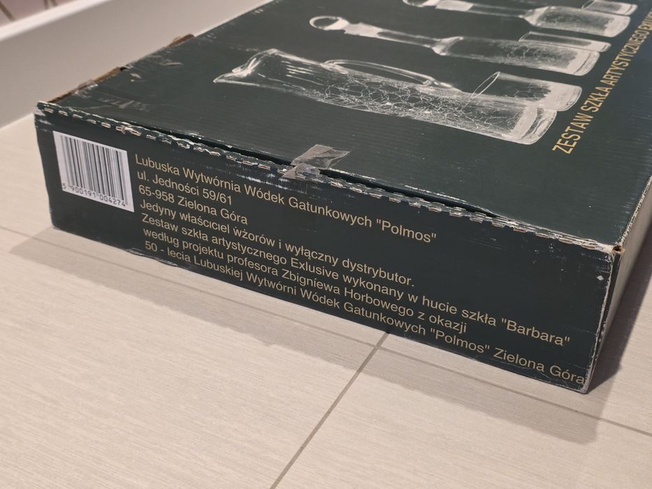 Horbowy Polmos Zielona Góra zestaw szkła artystycznego