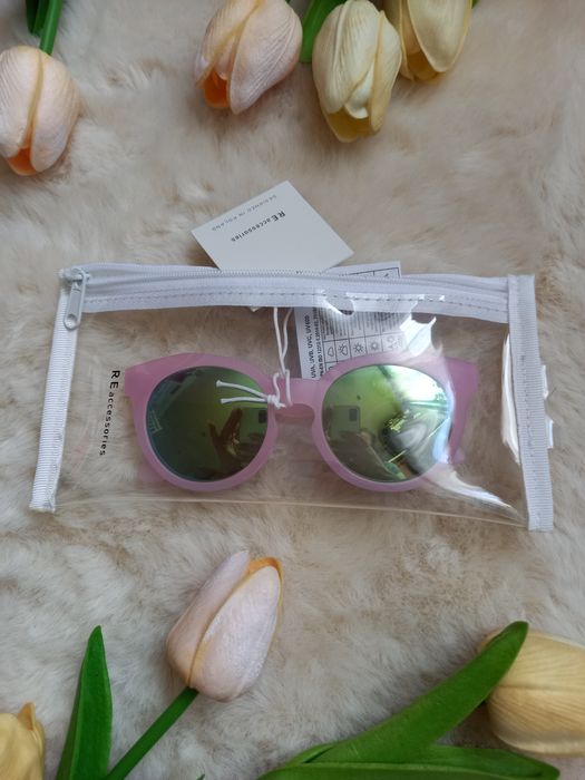 Różowe okulary przeciwsłoneczne kat goria 3 REaccesories