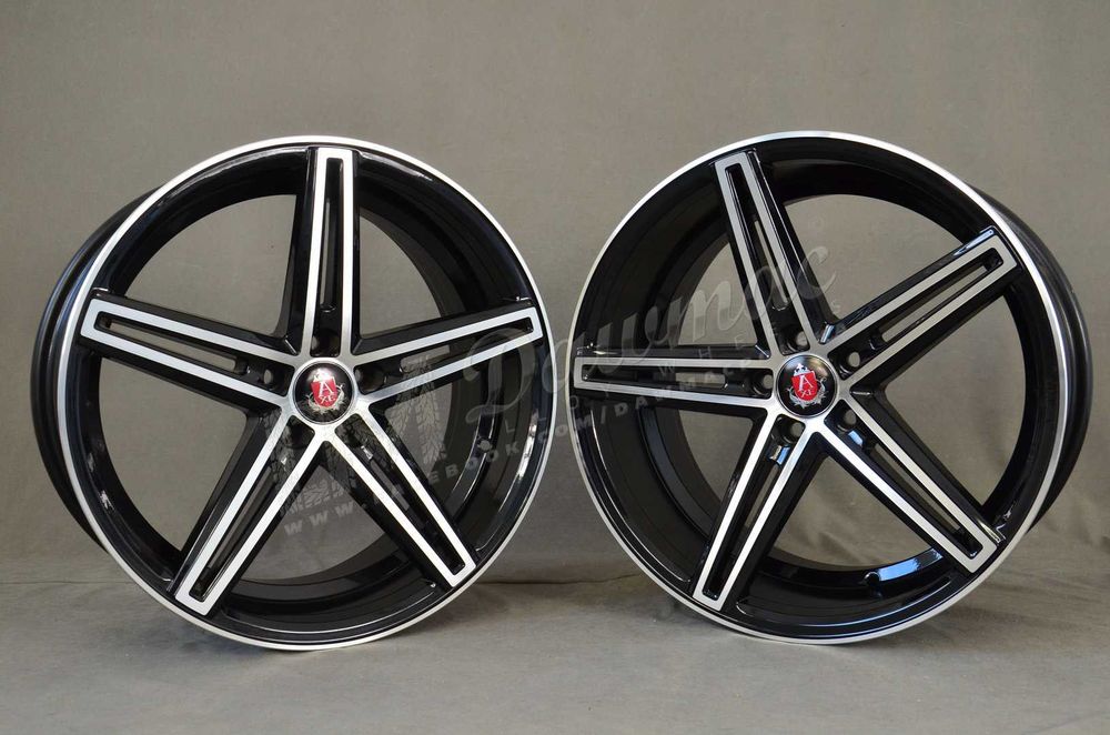 PROMOCJA! Felgi Axe EX14 18" 8J ET33 + 9J ET35 5x100 Black Polished