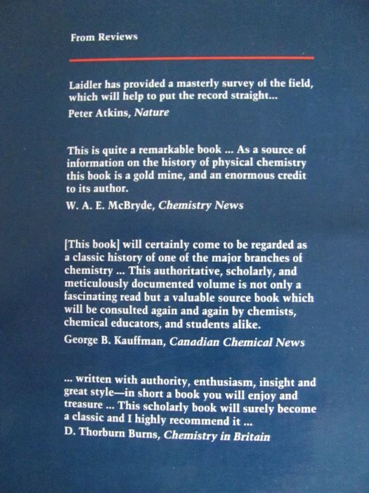 The World of Physical Chemistry de Keith J. Laidler