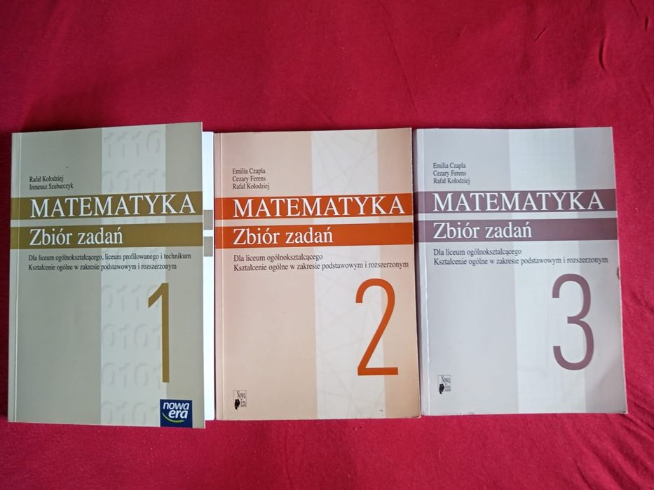 Matematyka zbiory zadań Nowa Era 1-3