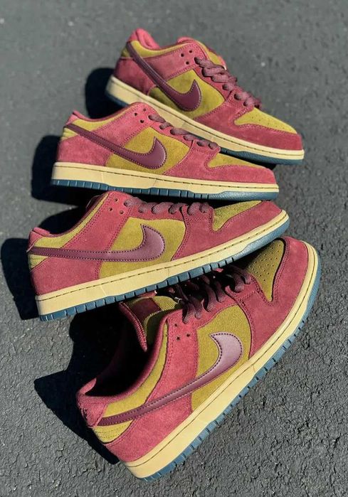ОРИГІНАЛ! Nike SB Dunk Low Pro Burgundy Crush 43 44 45 46 | HQ1625-600