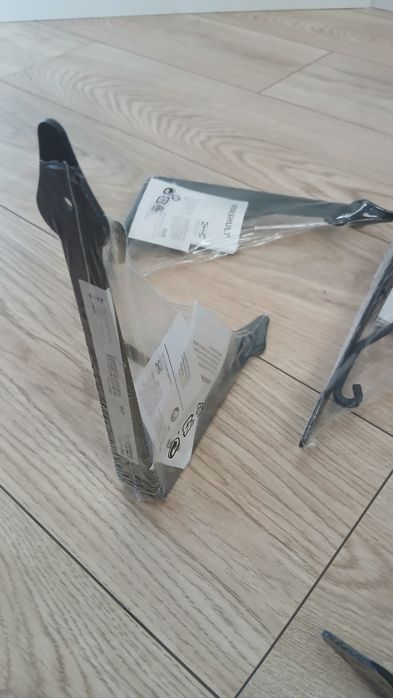 Wspornik półki, metalowy, Ikea KROKSHULT
Wspornik, antracyt, 18x24 cm