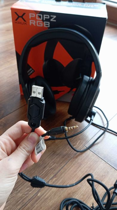 Słuchawki Gamingowe KRUX POPZ RGB