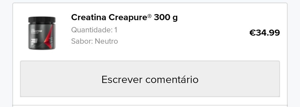Creatina Creapure 300g Prozis