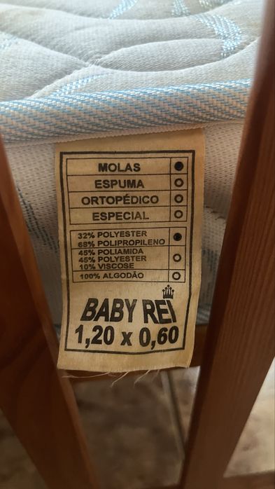 berco de bébe com colchao incluido