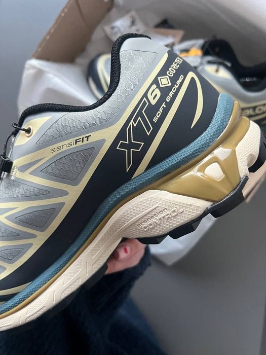 Salomon XT-6 Adv Dover Blue Beige Gore-Tex , кросівки саломон 40 41
