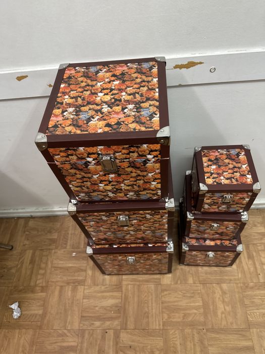 Conjunto 6 caixão cartão