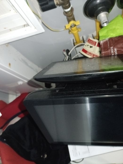 Programa de faturação, computador, impressora e tela pedidos de cozinh