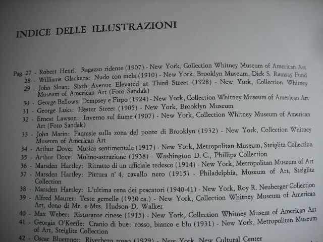 La pittura americana tra le due guerre 1910/40