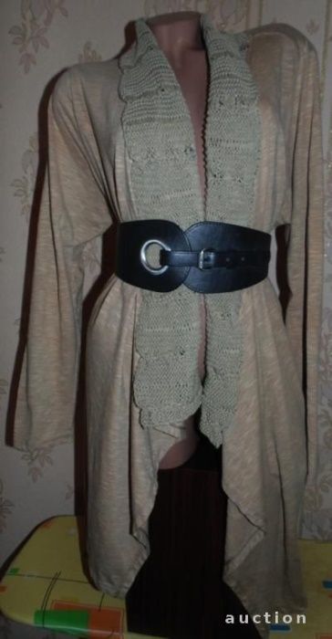 Довгий кардиган,светр,кофта,накидка,болеро 52-54р