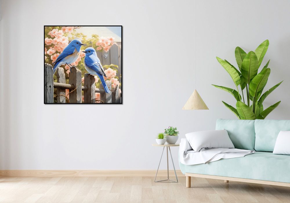 Plakat 90x90cm Wiosna u Bram