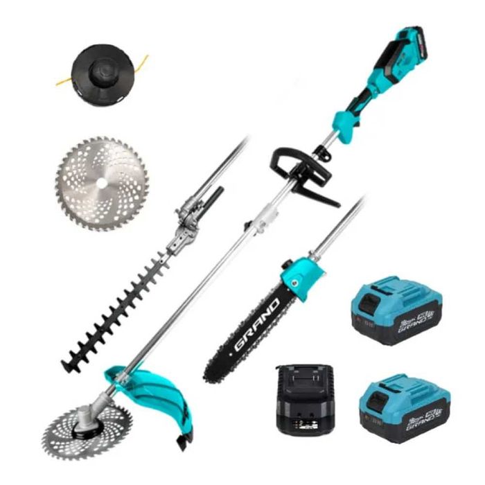 Акумуляторний тример Grand АТГ-20 base 2в1 4в1 садовий тример газону