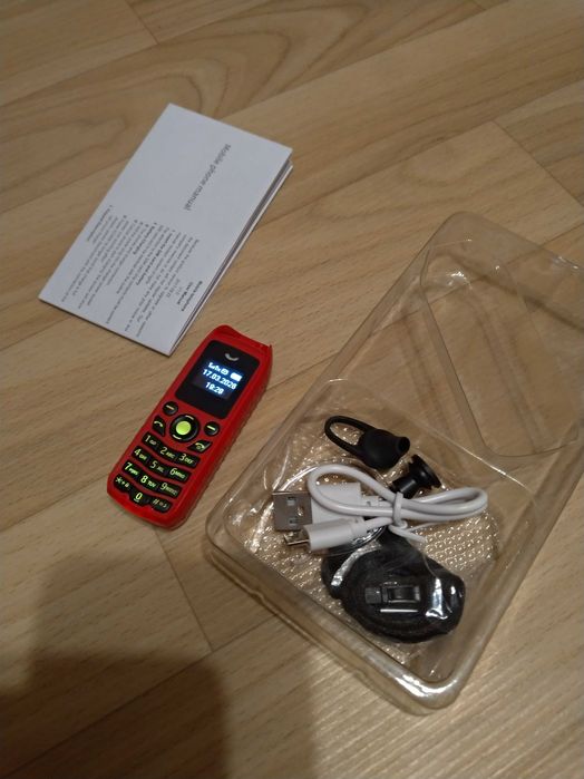 Міні Телефон Резервний Запасний Екстрений Схований - Bluetooth, 2 SIM