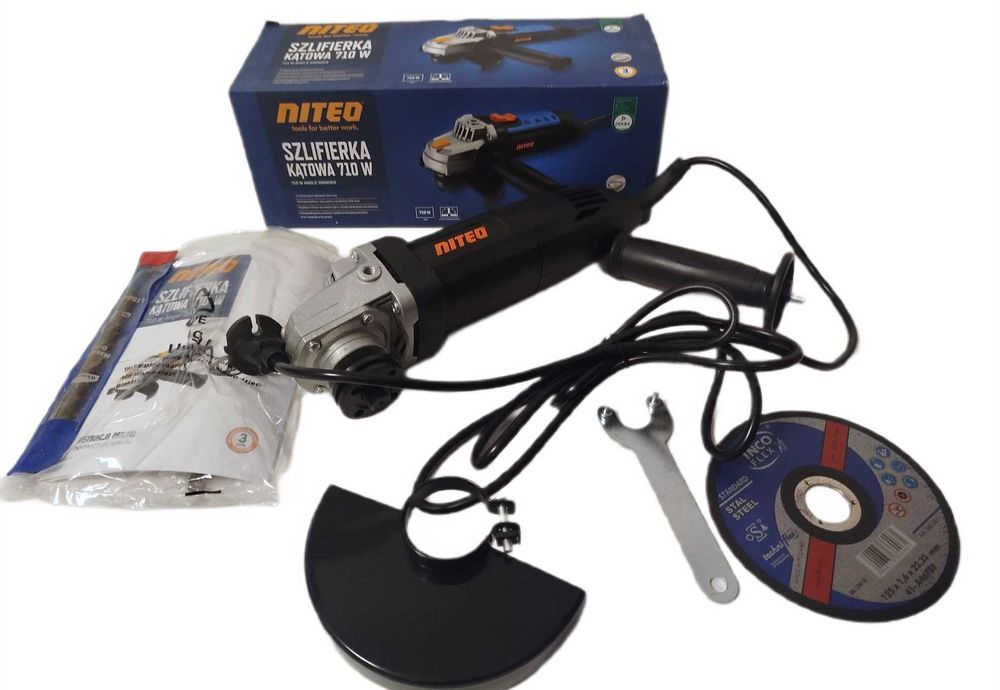 Szlifierka kątowa sieciowe Niteo 710 W 230 V