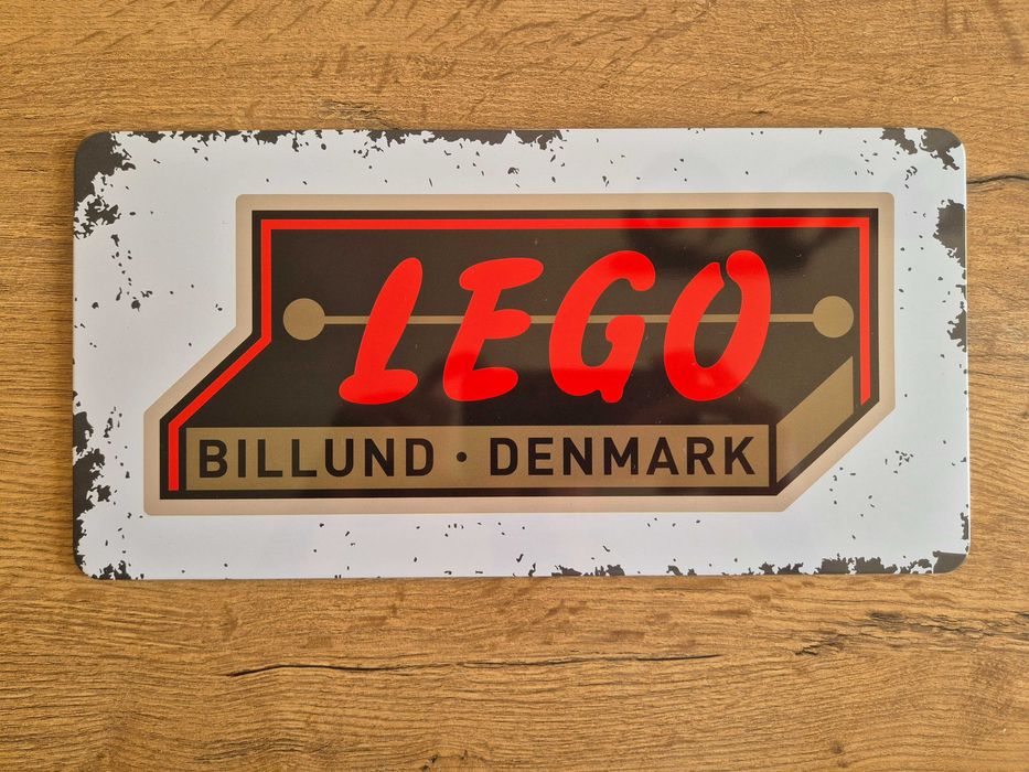 LEGO Blaszana tabliczka w stylu retro z lat 50. (EDYCJA LIMITOWANA)