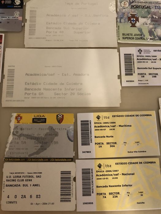 Bilhetes de Futebol