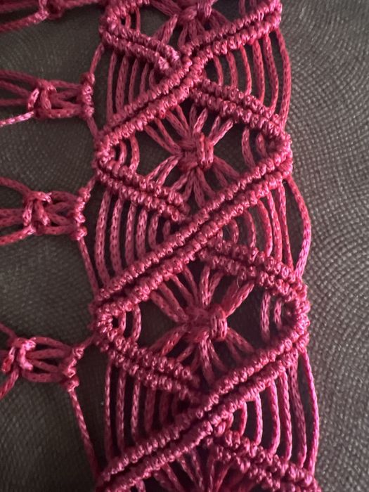 Пояс-припинда з сіткою в техніці макраме (ручна робота)