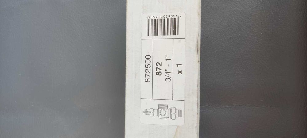 Válvula diferencial com indicador COMAP, modelo 872500, com ligações de 3/4'' a 1''.
