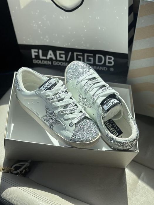 Кеди Golden Goose/ Кросcовки Голден Гус/ Super Star/ Білі кеди/ Кросівки на літо