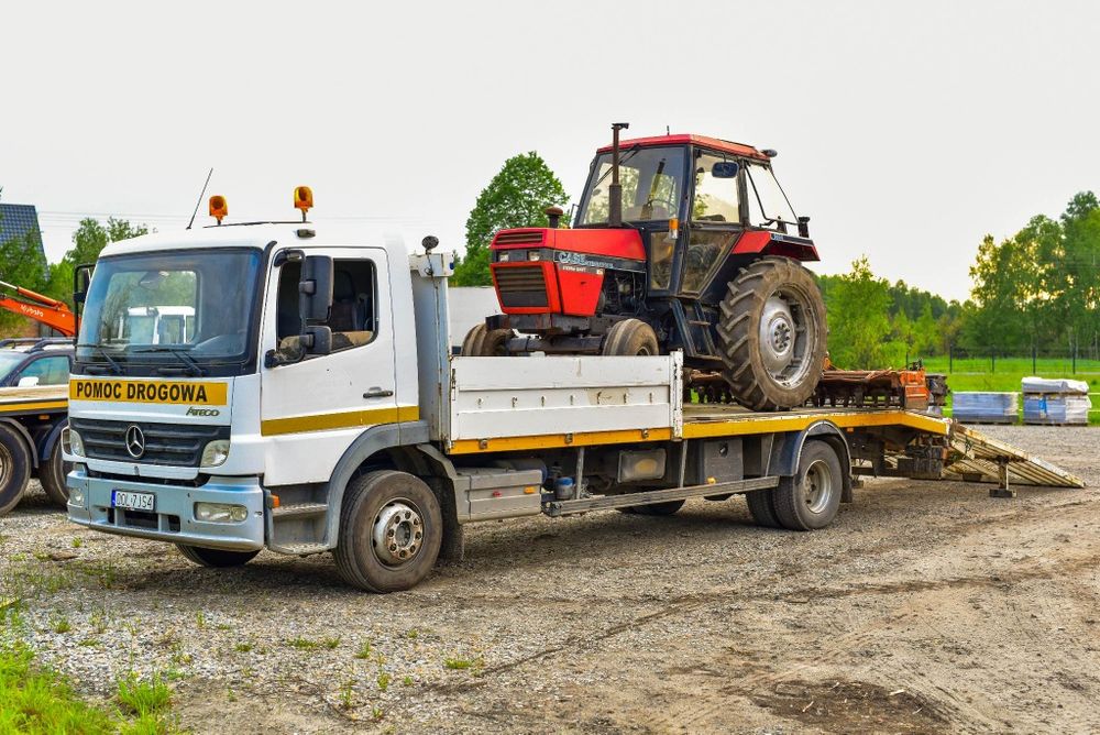Pomoc laweta 24h Transport maszyn budowlanych