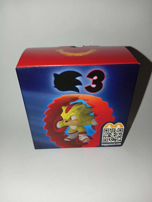 2 Bonecos Sonic Spin Dash - Coleção McDonald's Sonic 3 (Filme 2024)