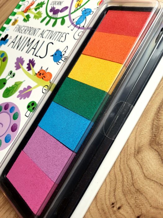 Fingerprint Activities Animals Usborne malowanie palcami finger paint