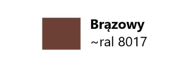 BUDMAT podsufitka dachowa plastikowa brąz ral 8017