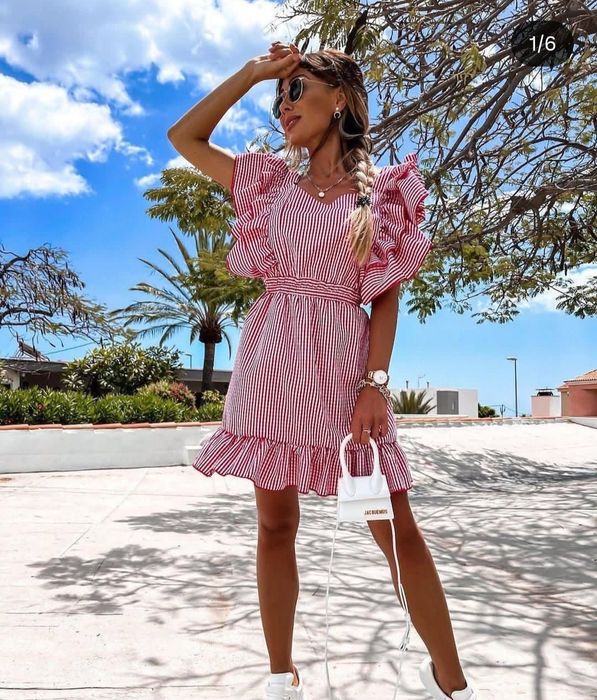 Сукня жіноча / літнє плаття червоне