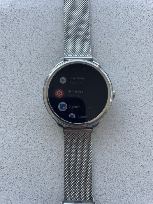 Fossil Gen 5E Aço Polido Prateado