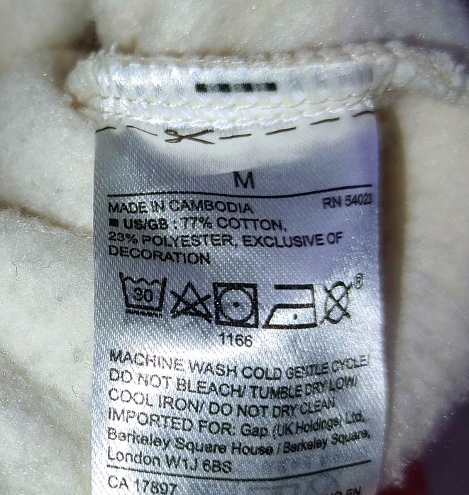 Gap Tолстовка на флісі, на блискавці YKK