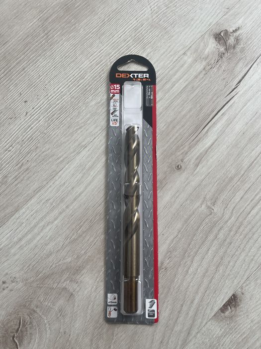 Wiertło do metalu HSS COBALT 15 / 169 mm DEXTER PRO