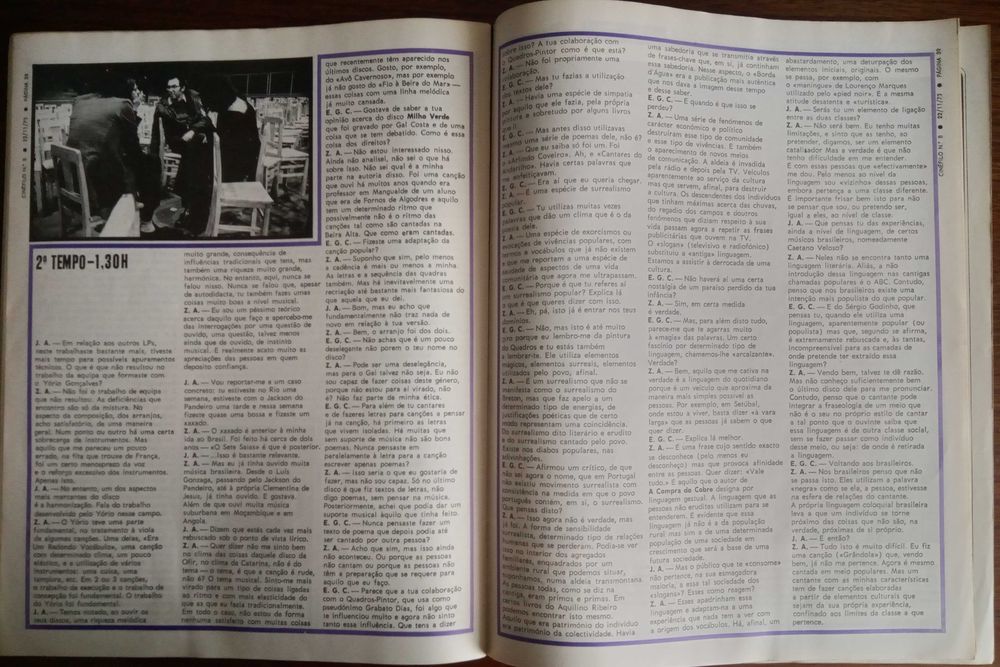 José Afonso	- - -		Cinéfilo	- - - - -	Revista