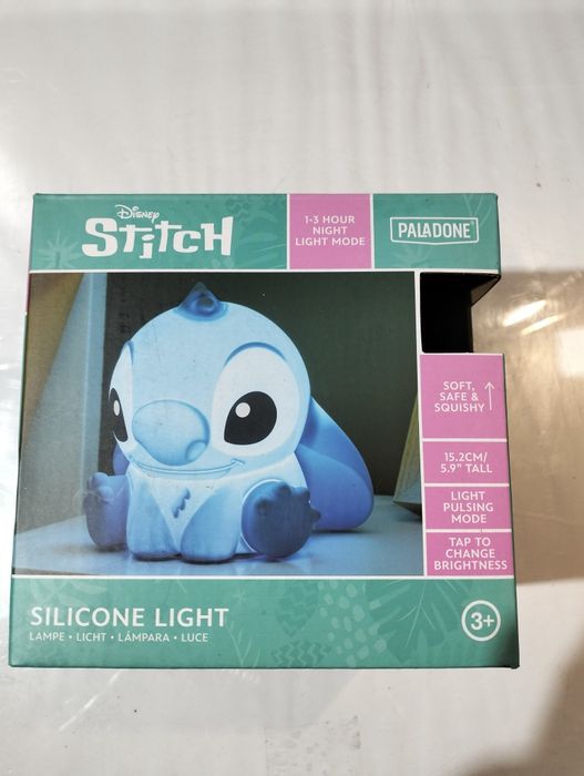 silikonowa lampka nocna Disney Stitch marki Paladone.