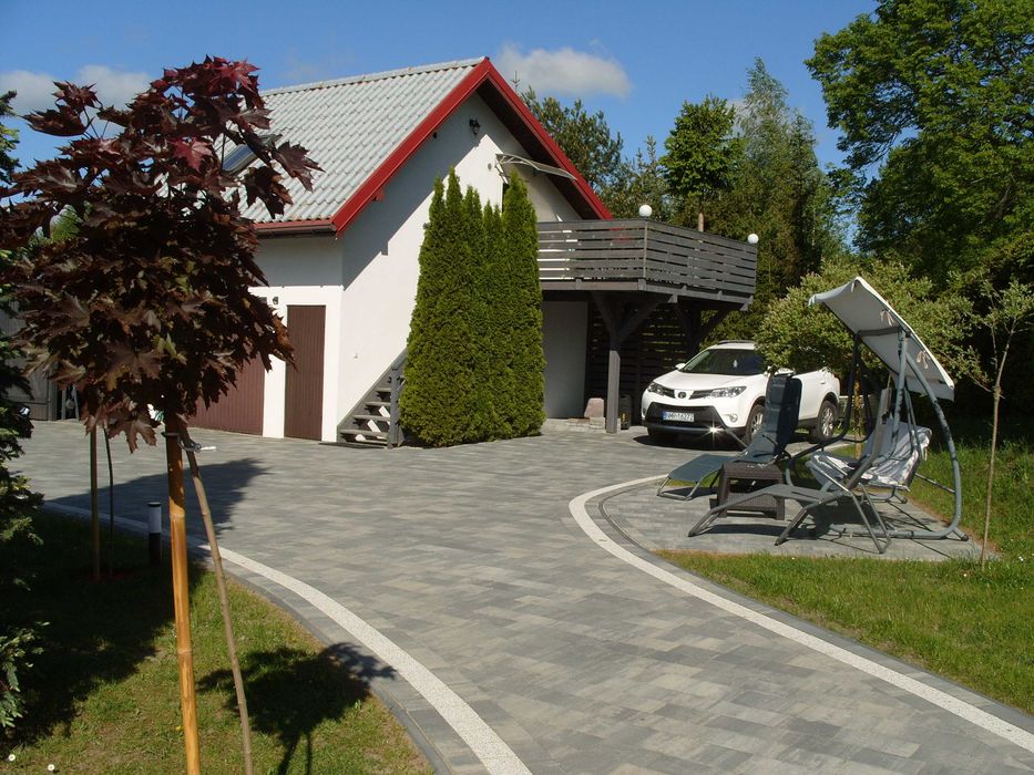 MAZURY DOMEK KLIMA 2 nad jeziorem-własna plaża +sprzęt pływający