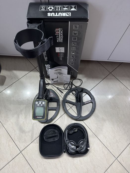 Wykrywacz metali Rutus Versa cewka DD28.5 +Słuchawki  Gwarancja 22m